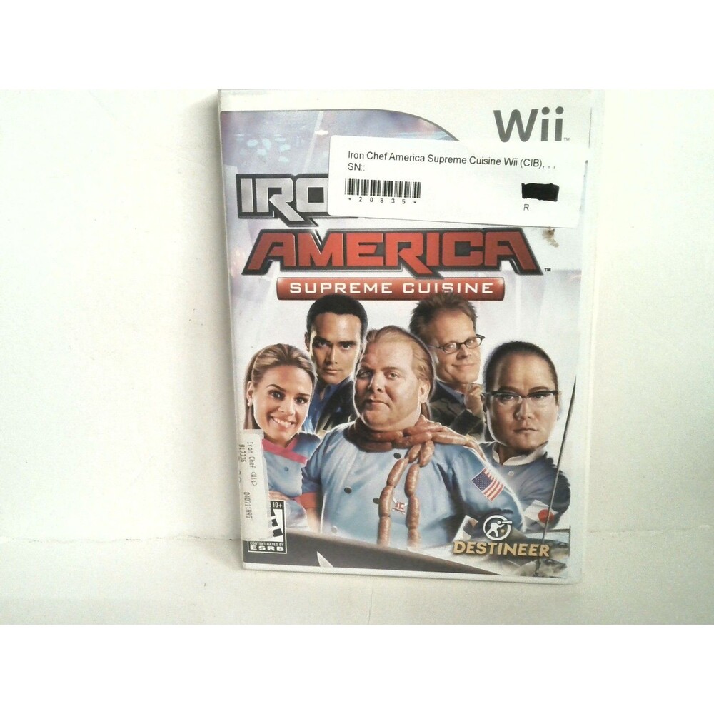 Iron Chef America Supreme Cuisine for Wii CIB